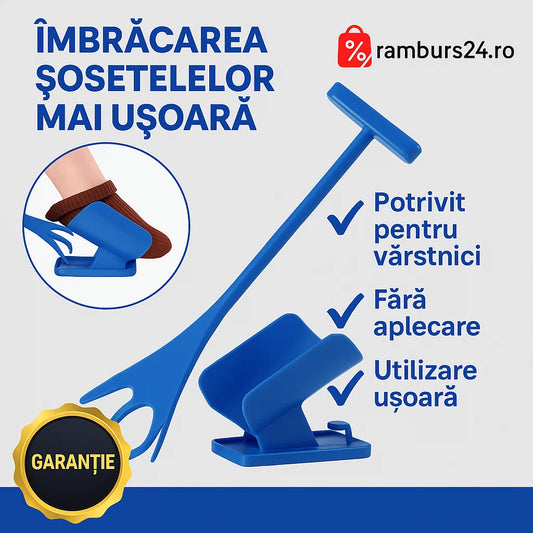 Aparat pentru încălțat șosete