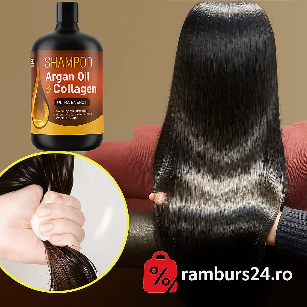 🧴 Șampon 3 în 1 cu Colagen și Ulei de Argan (946ml)